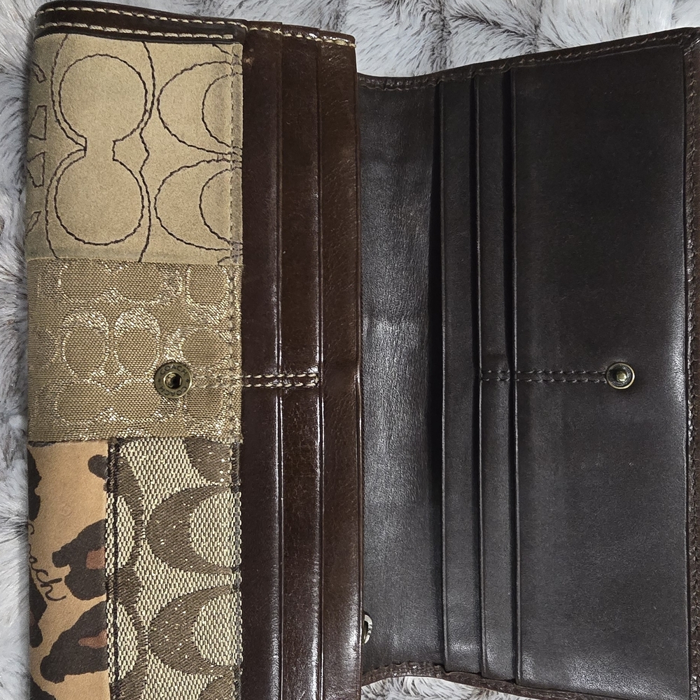 Coach Patchwork Multicolor Slim Envelope Wallet L… - image 3